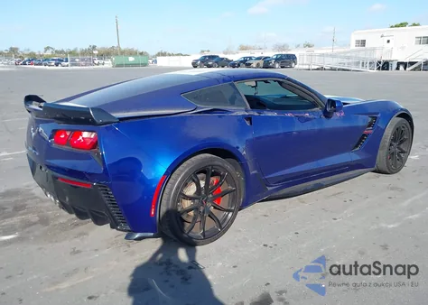 2017 Chevrolet Corvette Grand Sport z USA, uszkodzony, nr VIN 1G1Y12D75H5111525